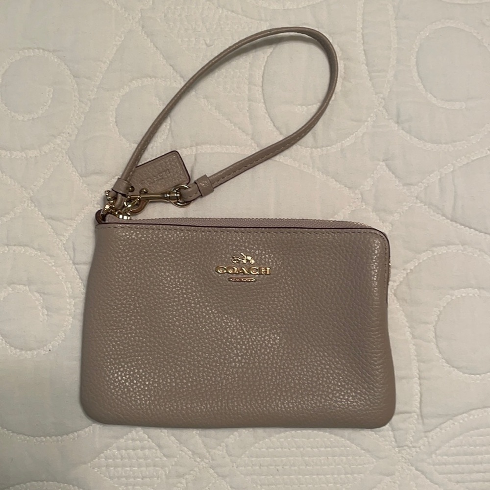 Brand new, never used Coach Wristlet
